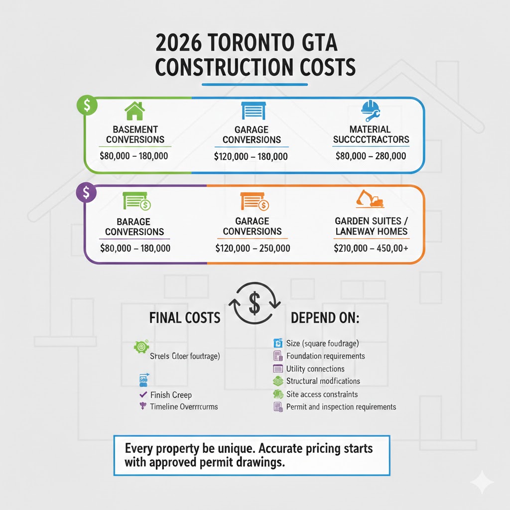 What Is the Average ADU Cost in Toronto and GTA and What ROI to Expect ?