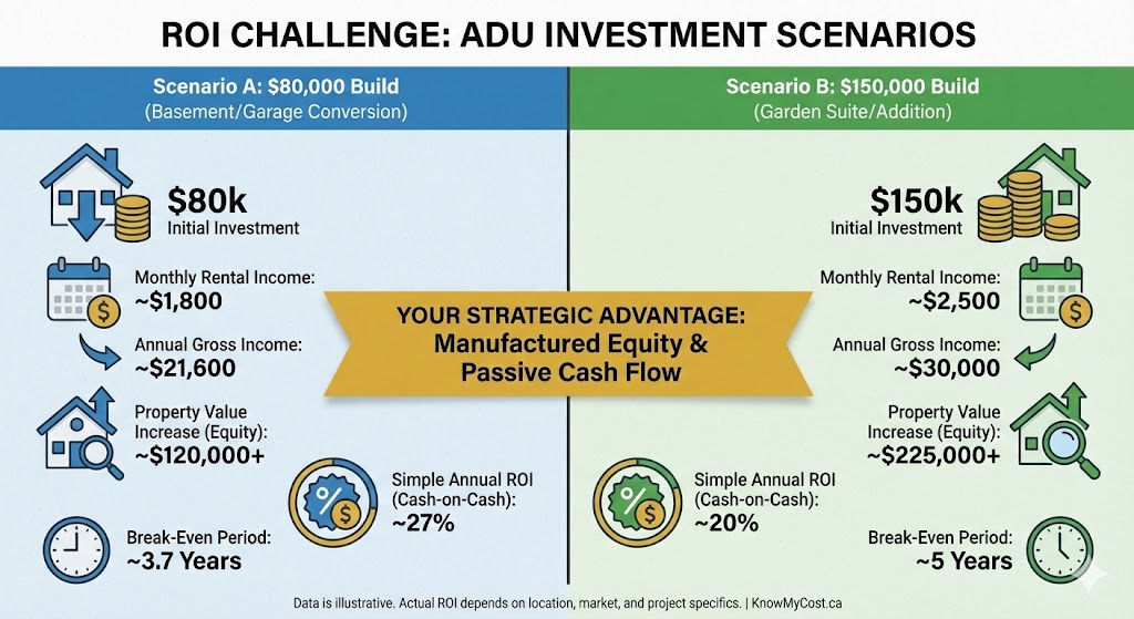 What Is the ROI on an ADU? ($80,000 vs $150,000 Scenarios)