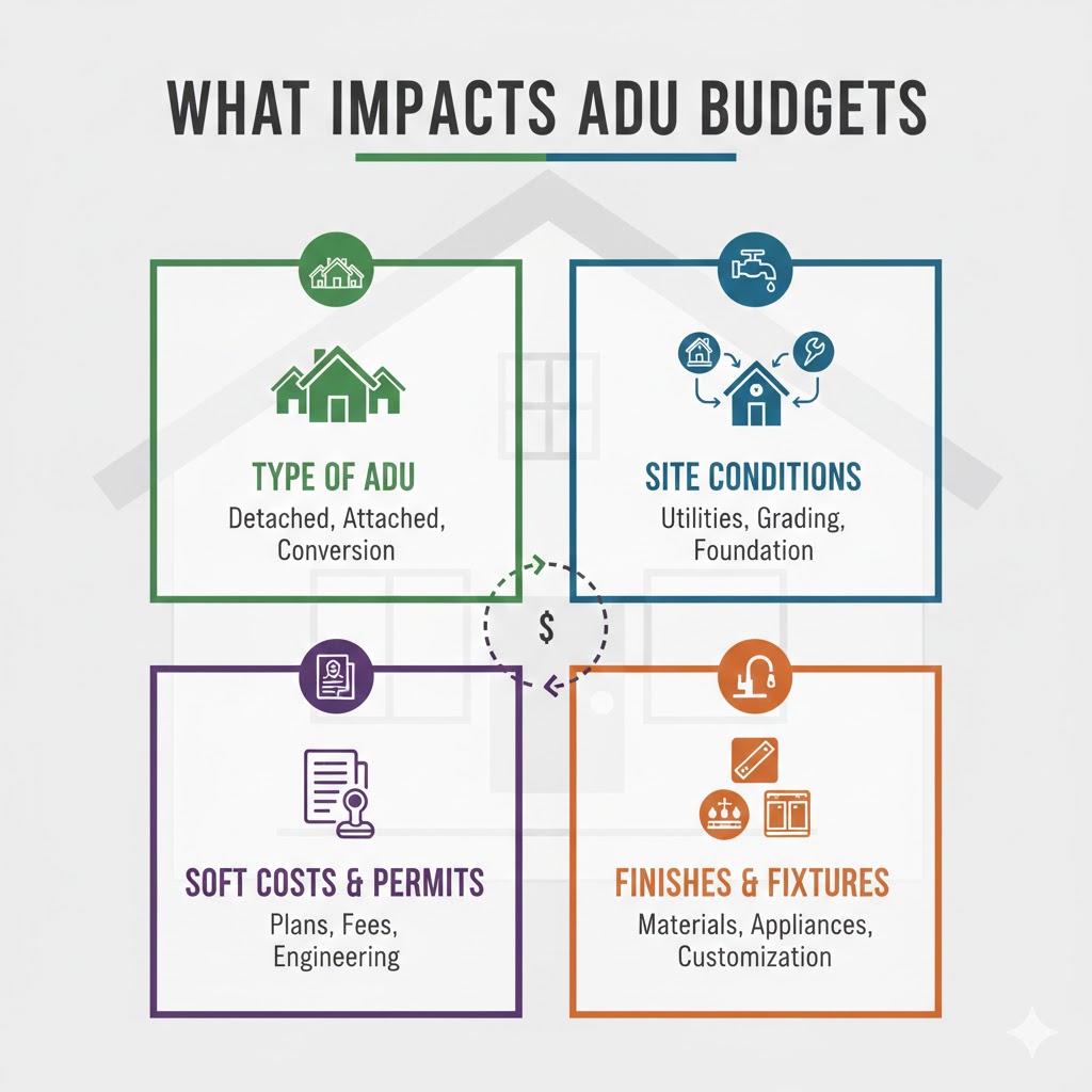 What Impacts Your ADU Budget?
