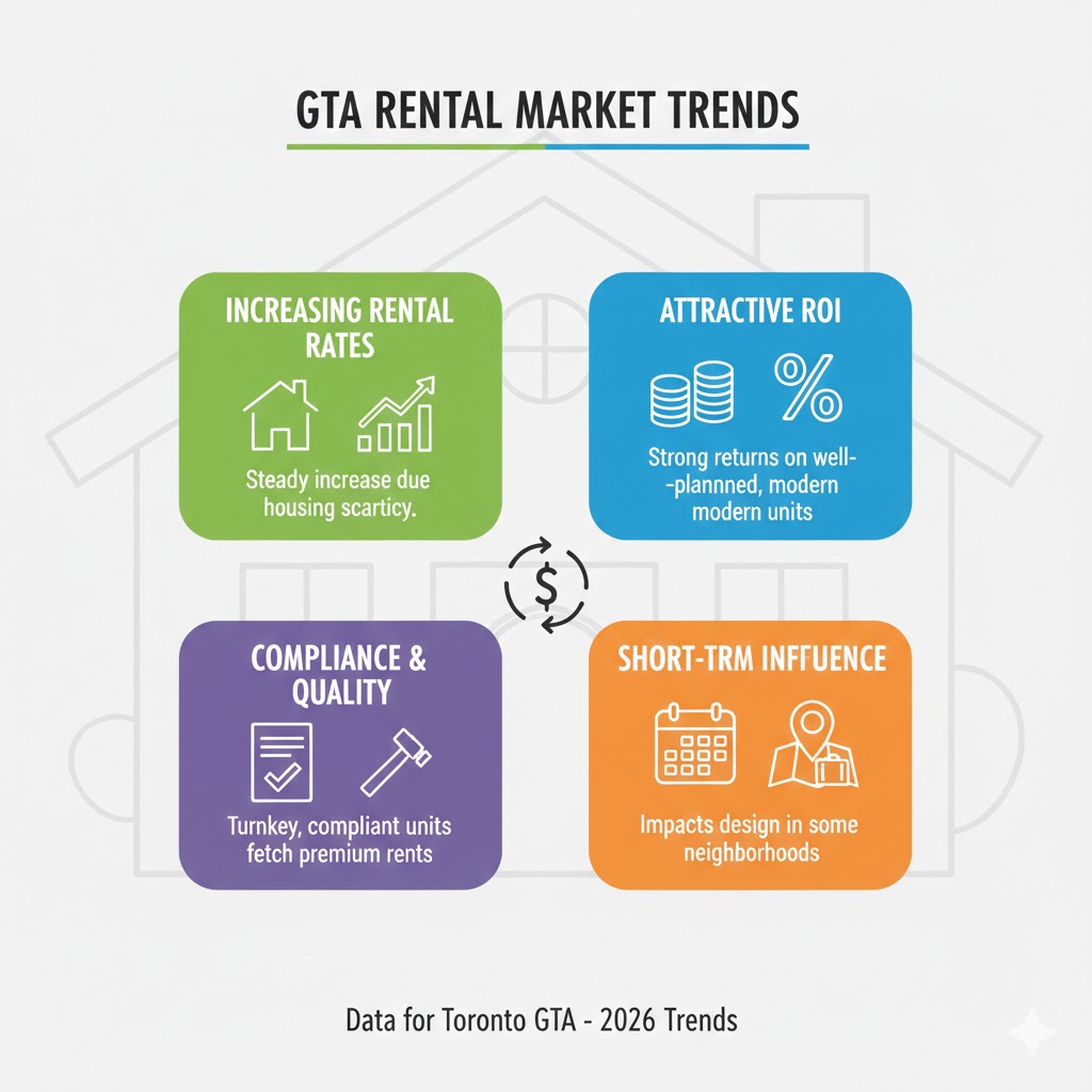 How are rental unit costs and returns trending?